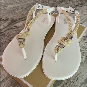 New in Box Michael Kors Holly Rope Sandal Size 9